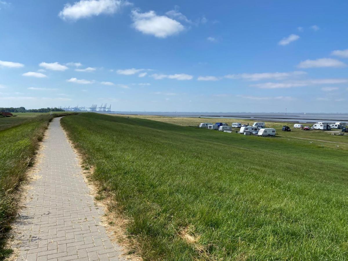 Wurster Nordseekuste Ferienhaus Wieden Am Deich מראה חיצוני תמונה